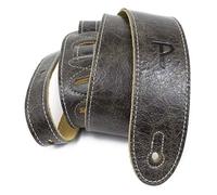 Perri’s Leathers Ltd. - Sangle de guitare - Cuir italien - Marron Vintage - Ajustable - Pour Guitares Acoustiques/Basses/Électriques - Fabriquée au Canada (BM2-6697)