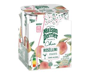 Perrier Chic Rosélini Pack canette fine 4 x 250 ml