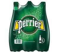 PERRIER - Eau Minérale Naturelle Gazeuse 6X1L - Livraison Gratuite - Prix Par Unité