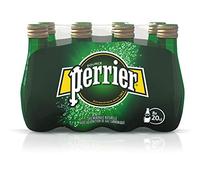 Perrier Eau minérale naturelle gazeuse - Les 8 bouteilles verre de 20cl