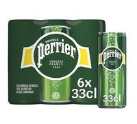 PERRIER - Eau Minérale Naturelle Gazeuse Rafraîchissante à l’Éffervescence Unique (6x33cl) - vendu par unité