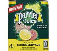 Perrier Juice citron goyave - Les 4 canettes de 25cl