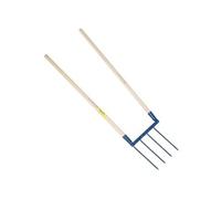 Aerogrif' 4 dents 2 manches 1,10 m, type Grelinette, outil de jardinage biologique