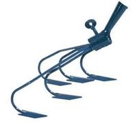Cultivateur - Outils Perrin - 5 socs - Acier - Soudé - Peinture hydrosoluble