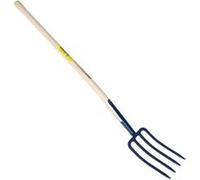 PERRIN - Fourche à bêcher à soie 4 dents 27 manche pomme G