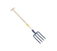 PERRIN - Fourche à bêcher douille 4 dents 27 cm manche en T