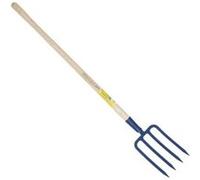PERRIN - Fourche à bêcher douille 4 dents 27 cm manche pomme G