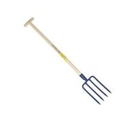 PERRIN - Fourche à bêcher douille 4 dents 29 cm manche béquille G