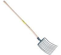 PERRIN - Fourche a cailloux douille 9 dents emmanché G