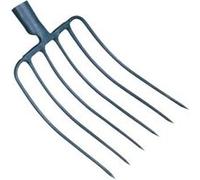 PERRIN - Fourche à ensilage 6 dents manche pomme G