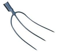 PERRIN - Fourche à foin à douille 3 dents sans manche