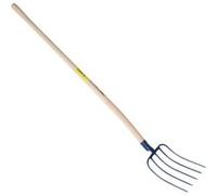 PERRIN - Fourche fumier à douille 5 dents 29 cm manche pomme