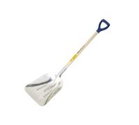 Pelle Extra Creuse Aluminium Emmanché Bois Poignée PP 75, 42cm x 37cm