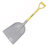 PERRIN - Pelle plastique blanche manche composite poignée + etiquette alimentaire G