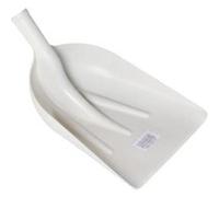 Pelle pour jardin GENERIQUE PERRIN - Pelle plastique blanche sans manche + étiquette alimentaire