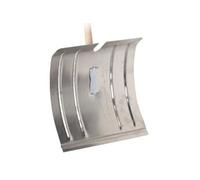 Poussoir à neige aluminium 42 cm fix rapide manche 1,30 m, outil pour le déneigement