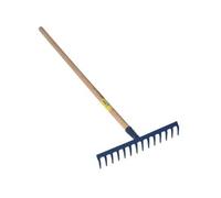 PERRIN - Râteau 14 dents courbes emmanché 1,5m soudé G