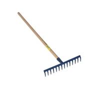 PERRIN - Râteau 16 dents courbes emmanché 1,5m G