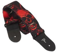 Perri's Leathers 7669 Polyester Red Skulls