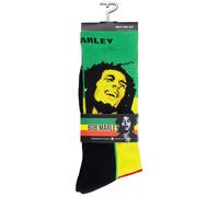 Perri's Leathers Bob Marley Rasta Casual Crew Mens