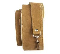 Perri's Leathers Ltd. - Sangle de Banjo - Rembourrage en Peau de Mouton - Cuir - Longueur Ajustable - Beige Naturel - Fabriquée au Canada (BJ-STRP-6696)