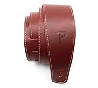 Perri's Leathers Ltd. - Sangle de Guitare - Cuir de Baseball (série) - Rouge - Ajustable - Pour Guitares Acoustiques/Basses/Électriques - Fabriquée au Canada (SP25S-7163)