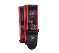 Perri's Leathers Ltd. - Slayer - Show No Mercy - Sangle de Guitare en Polyester - Longueur Ajustable - Pour Guitares Électriques, Acoustiques et Basses - Fabriqué au Canada