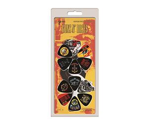 Perri's LP12-GNR1 Lot de 12 Médiators Assortis Motif Guns and Roses