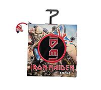 PERRI'S SOCKS Chaussettes avec Logo Iron Maiden, Noir, 10 Mixte
