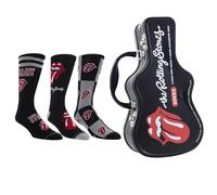 PERRI'S SOCKS - Boîte de guitare Rolling Stones avec 3 paires de chaussettes