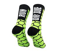 PERRO LOCO CLOTHES Chaussettes de Course compressives avec Renfort au Niveau des Orteils, des Orteils et du Talon. Édition limitée. (FR/ES, Numérique, 37, 39, Taille normale, Taille normale, Vert)