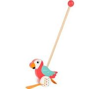 Small Foot Design Jouet à pousser Perroquet « Lori » en bois, dandine, aide aux premiers pas 18 mois