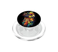 Perroquet Ara Perruche Cacatoès Amoureux Doux Perroquets PopSockets PopGrip pour MagSafe