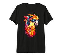 Perroquet Ara Perruche Cacatoès Amoureux Doux Perroquets T-Shirt Haut de Gamme
