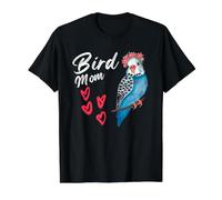Perroquet Bleu Mignon pour Maman T-Shirt Graphique avec Valeur, Homme, Noir, L