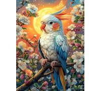Perroquet coloré sur Une Branche Puzzle 500 Pièces pour Adultes Jeu De Réflexion Educa Famille Challenge Créatif Relaxation Art Cadeau De Fête 500 PCS