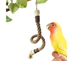 Perroquet de corde pour perroquets | Perche de nymphe - Balançoire d'oiseau,pour les propriétaires d'oiseaux, les formateurs, les abris, le salon, la chambre à coucher, le bureau, l'appartement, l'ara