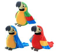 Perroquet En Peluche Électrique Multifonctionnel, Jouet Éducatif Préscolaire, Simulation D'oiseaux Parlant, Répétitions Et Ondulations, Cadeau