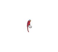 Perroquet En Plumes Decoratif Rouge rouge