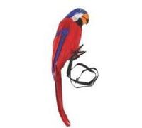 W WIDMANN Milano Party Fashion - Accessoire déguisement Perroquet, 40 cm | Perroquet coloré avec des plumes, à porter sur l'épaule, pour les costumes de pirates, le carnaval, les soirées