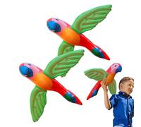 Perroquet Gonflable - PVC 73x58cm | Oiseau Tropical Coloré | Perroquet Gonflable pour Piscine, Décoration De Fête sur La Plage, Été Amusant pour, Jeux en Plein Air, Événements, Festivals Et Di