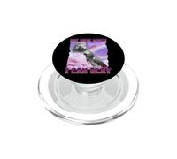 Perroquet Gris Africain drôle Meme Internet Culture Gen Z PopSockets PopGrip pour MagSafe
