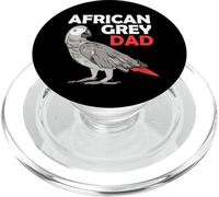Perroquet Gris Africain Papa Congo Oiseau Père PopSockets PopGrip pour MagSafe
