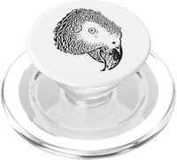 Perroquet Gris Africain (Psittacus Erithacus) Grey Life PopSockets PopGrip pour MagSafe
