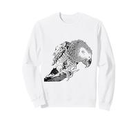 Perroquet Gris Africain (Psittacus Erithacus) Grey Life Sweatshirt