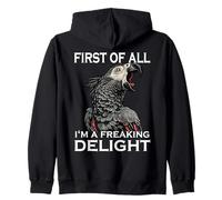 Perroquet Gris d'Afrique Humour Perroquet effronté Sarcasme Sweat à Capuche
