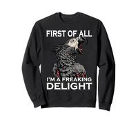Perroquet Gris d'Afrique Humour Perroquet effronté Sarcasme Sweatshirt