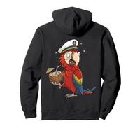 Perroquet Ivre Drôle Capitaine Croisière Vacances Sweat à Capuche