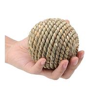 Perroquet Jouet Balle à Mâcher Jouet Herbe Naturelle Rotin Boules Dents De Nettoyage De Broyage Jouets pour Lapin Perroquet Guinée Hamster Rat Petits Rongeurs