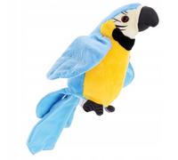 Perroquet Parlant En Peluche Électronique Bleu